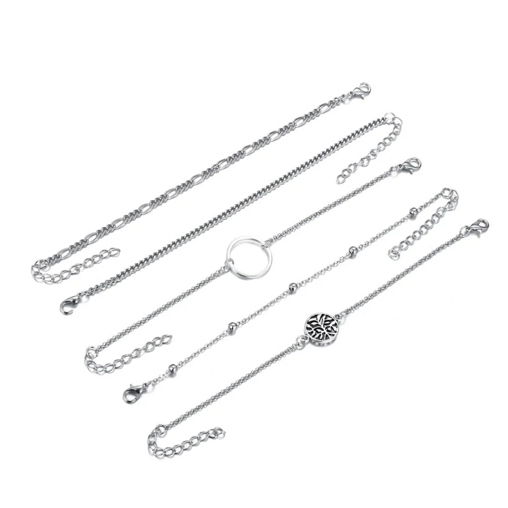 Handmade Creative Classic Simple Bracelet Five-piece Set